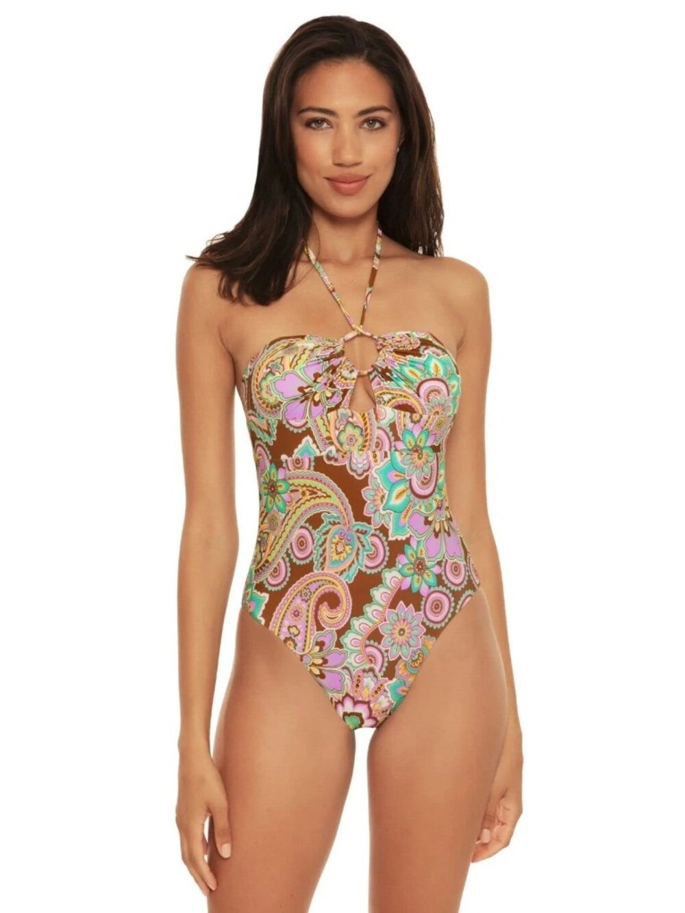 BECCA By Rebecca Virtue Grovvy Candice Multi Way One Piece Size Large - Picture 1 of 7